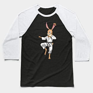 Rabbit Karate Baseball T-Shirt